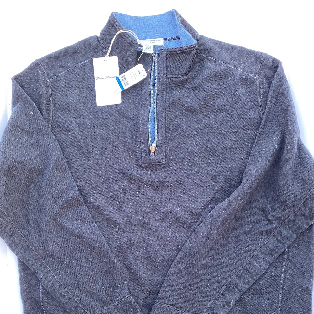 Tommy Bahama NWT reversible pull over XL